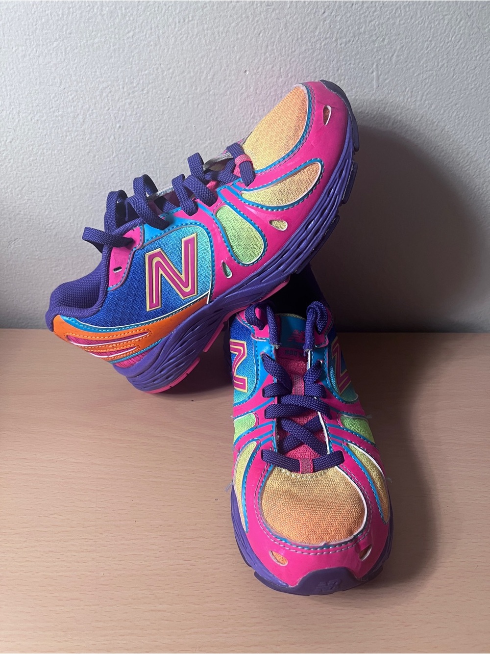New Balance 890 V3 Girls  Multi Color Shoes Size 2 M